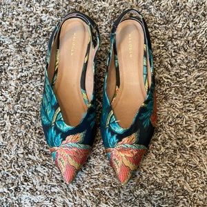 Halogen Floral Flats